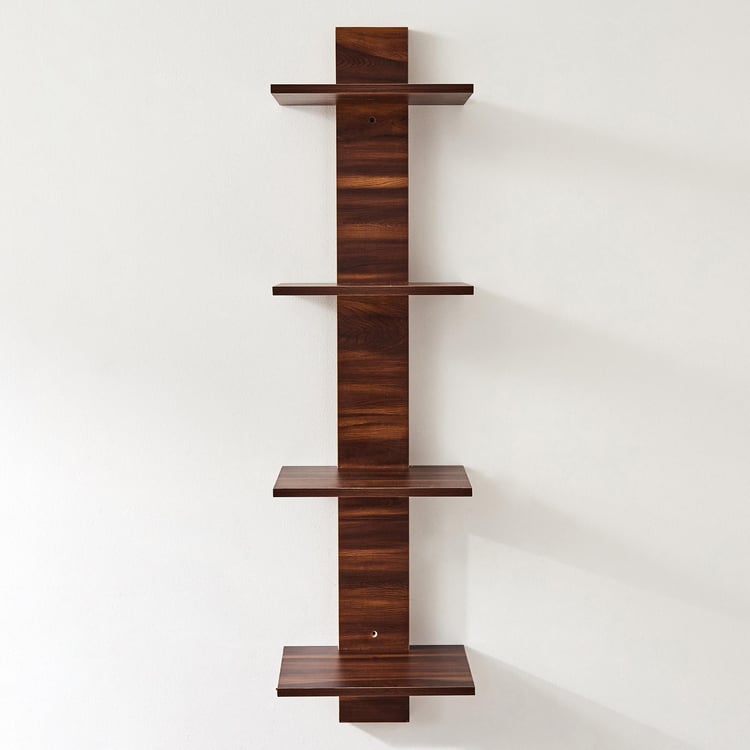 Agnes NXT Cantilevered Wall Shelf - Brown