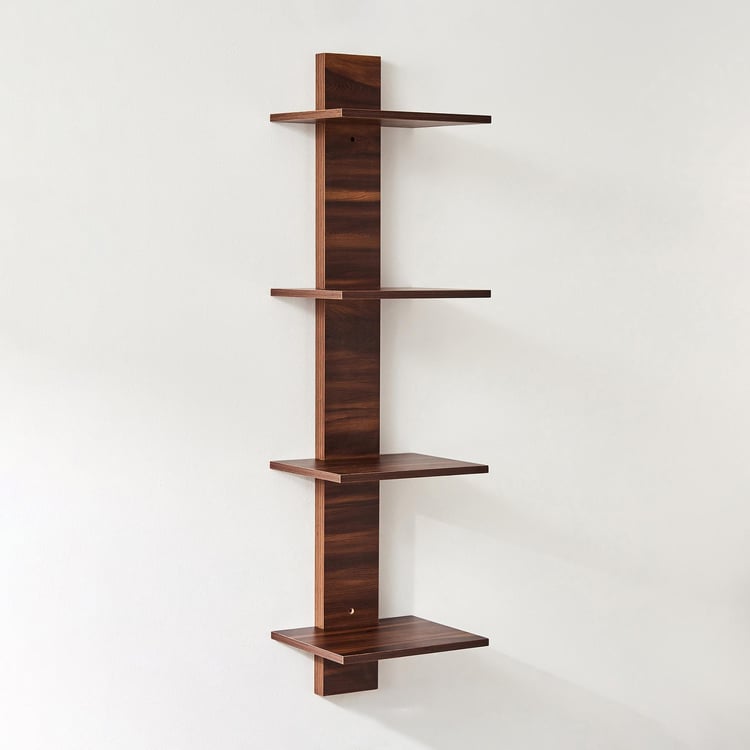 Agnes NXT Cantilevered Wall Shelf - Brown