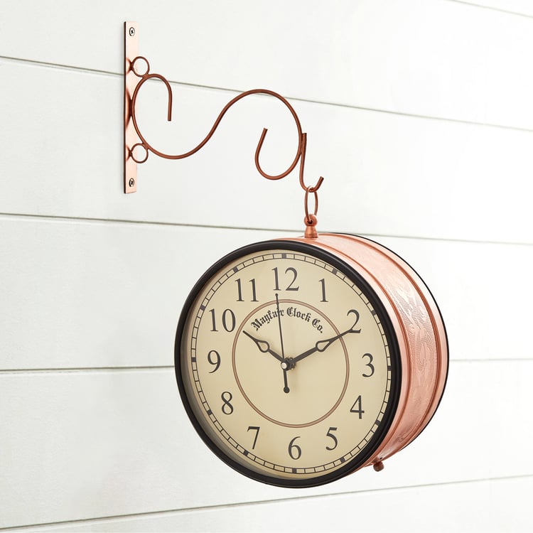 Casablanca King's Cross Metal Hanging Clock - 32cm