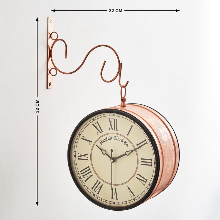 Casablanca King's Cross Metal Hanging Clock - 32cm