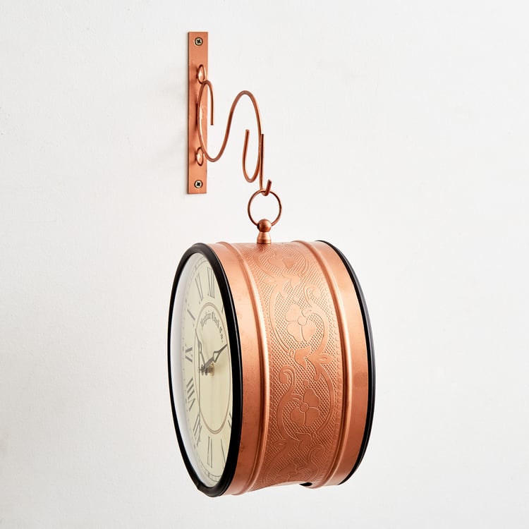 Casablanca King's Cross Metal Hanging Clock - 32cm