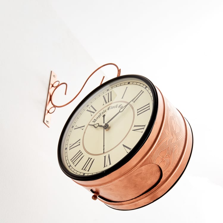 Casablanca King's Cross Metal Hanging Clock - 32cm