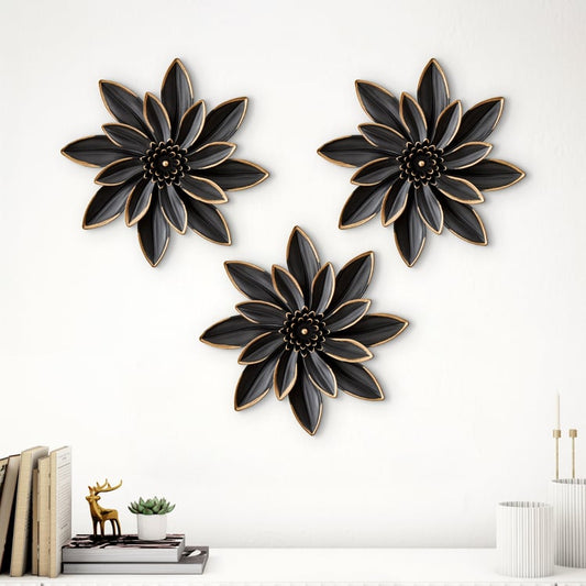 Corvus Mystic Set of 3 Decorative Floral Wall Accent