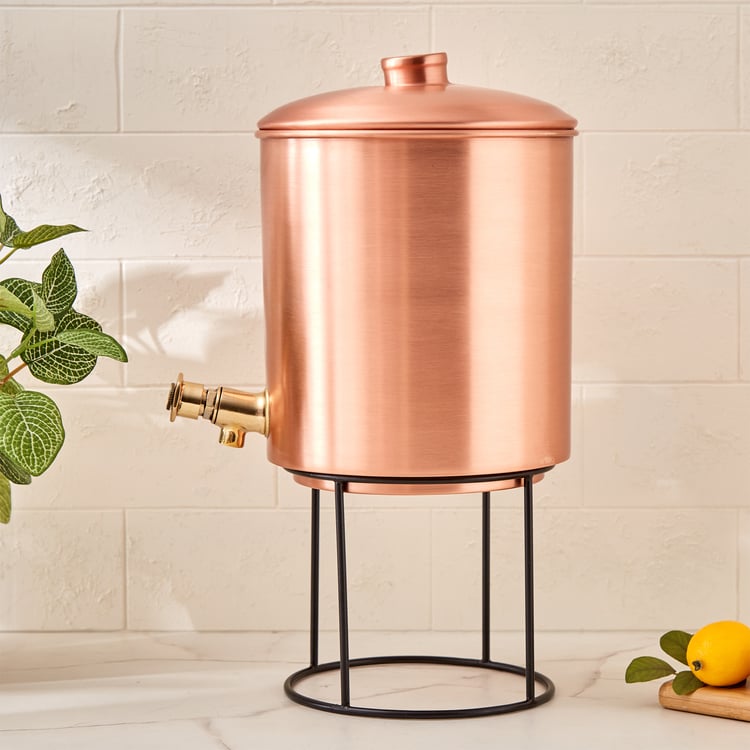 Infinity Cuivre Copper Decanter with Stand - 5L
