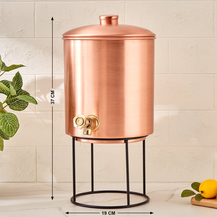 Infinity Cuivre Copper Decanter with Stand - 5L