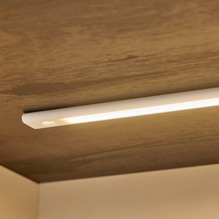 Saga 4-Door Book Cabinet with Shutter - Beige