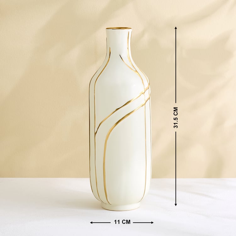 Stellar Fantasy Eldor Set of 2 Ceramic Elephant Figurines with Vase