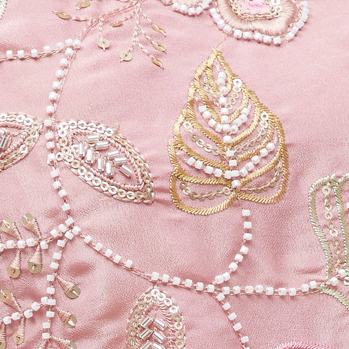 MELANGE Embroidered A-line Kurti Set