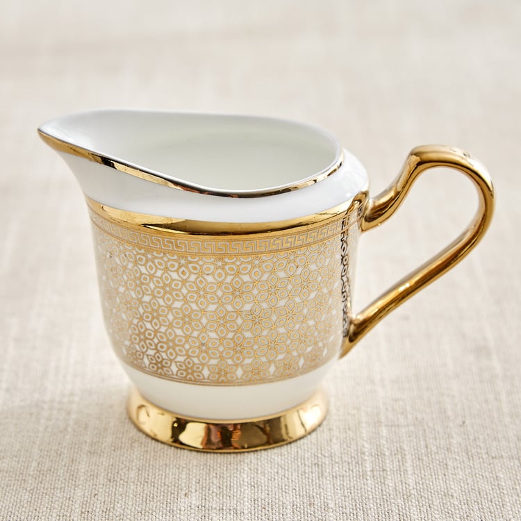 Ebony Classic 15Pcs Bone China Printed Tea Set