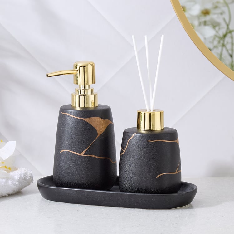 Monique Marco 3Pcs Ceramic Bathroom Set