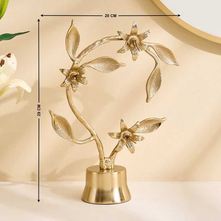 Amara Ava Aluminium Floral Table accent