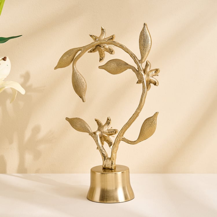 Amara Ava Aluminium Floral Table accent