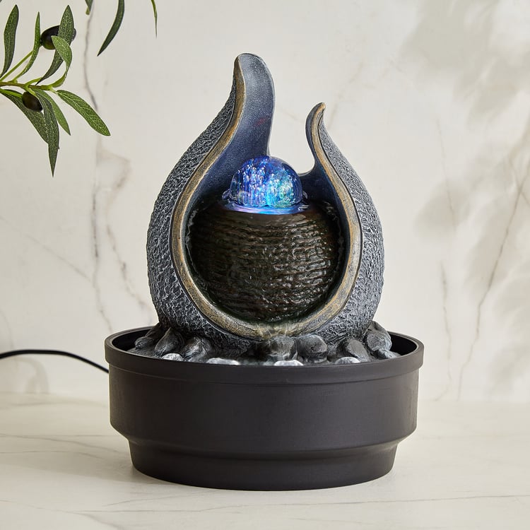 Alpine Modern Polyresin Water Fountain - 21x28.5cm