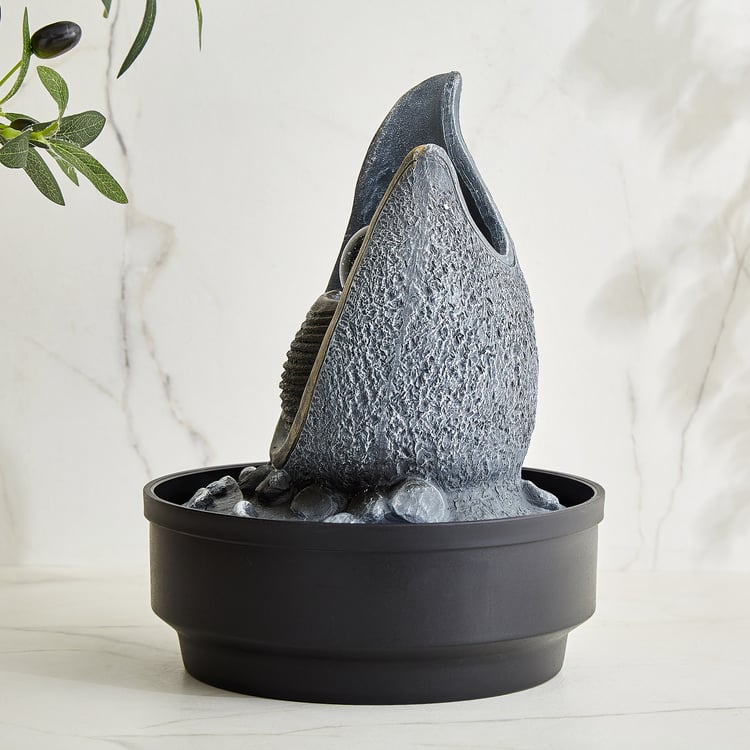 Alpine Modern Polyresin Water Fountain - 21x28.5cm