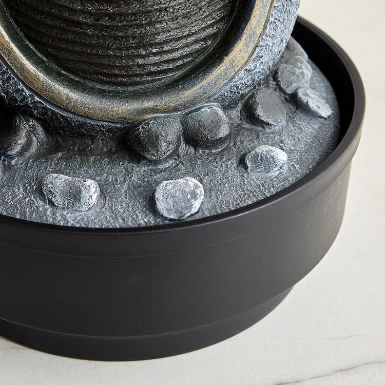 Alpine Modern Polyresin Water Fountain - 21x28.5cm