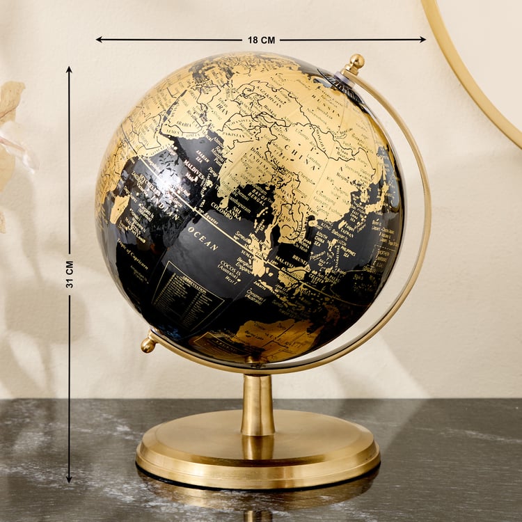 Brim Royale Altin Aluminium Globe Table Accent