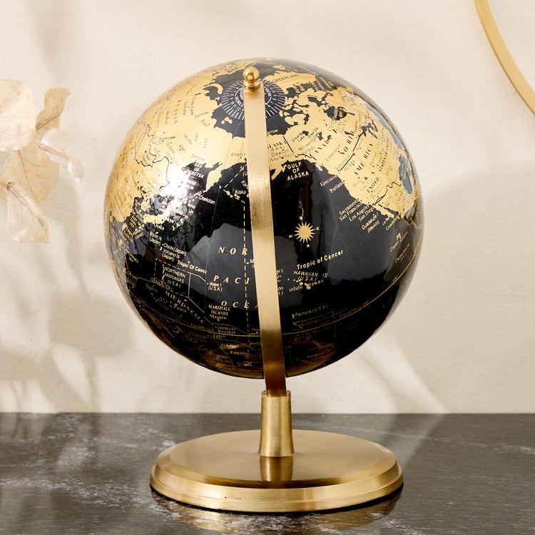 Brim Royale Altin Aluminium Globe Table Accent