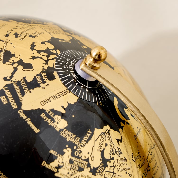 Brim Royale Altin Aluminium Globe Table Accent