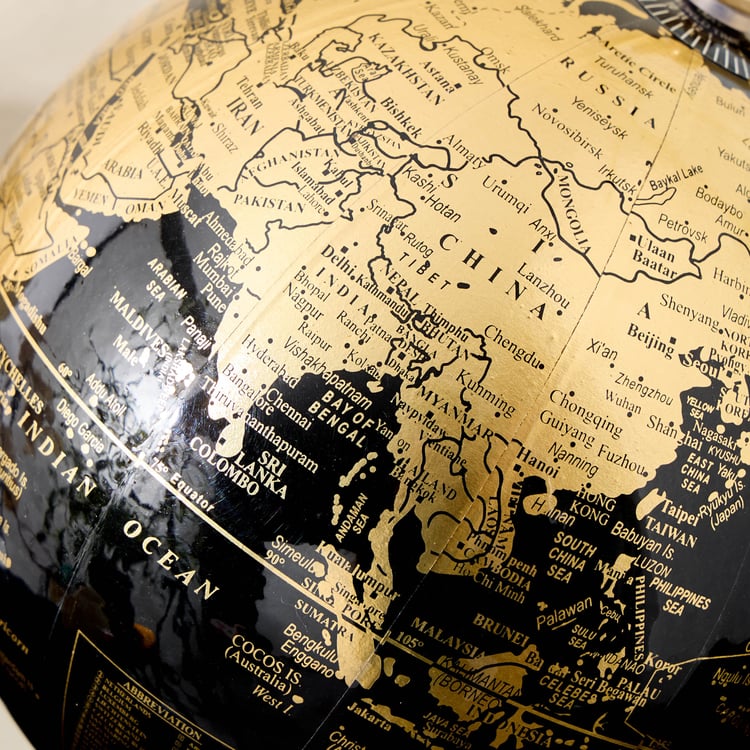 Brim Royale Altin Aluminium Globe Table Accent