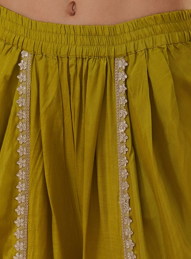 FASHOR Floral Print Straight Kurti Set