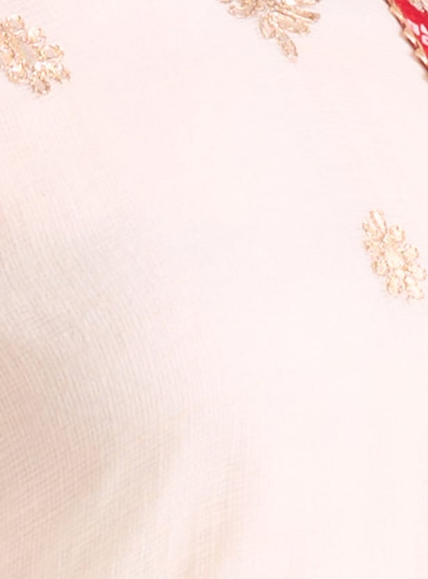 FASHOR Embroidered Straight Kurta Set