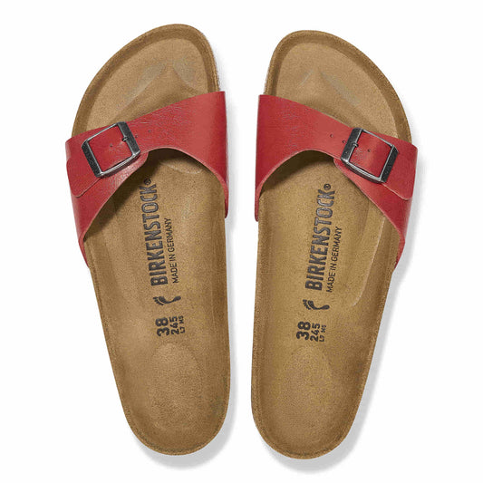 BIRKENSTOCK Madrid Birko-Flor - Red/Graceful Mars Red