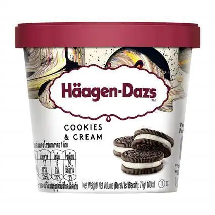 Haagen Dazs Cookies And Cream 100 ml