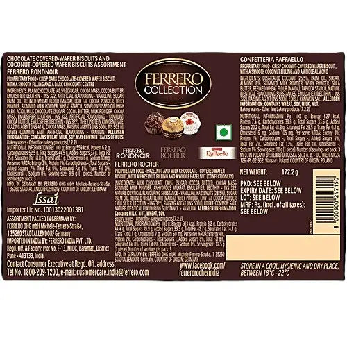 Ferrero Rocher Collection Pralines 172.2 g