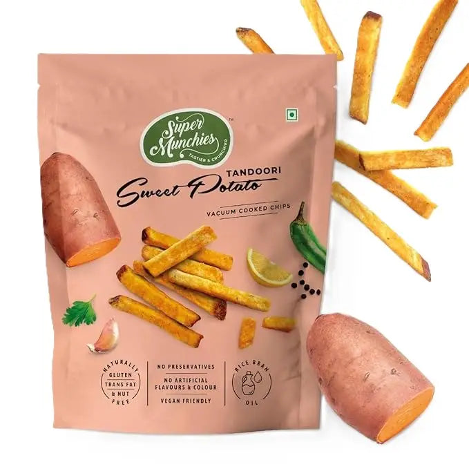 Super Munchies Tandoori Sweet Potato Chips 65 g