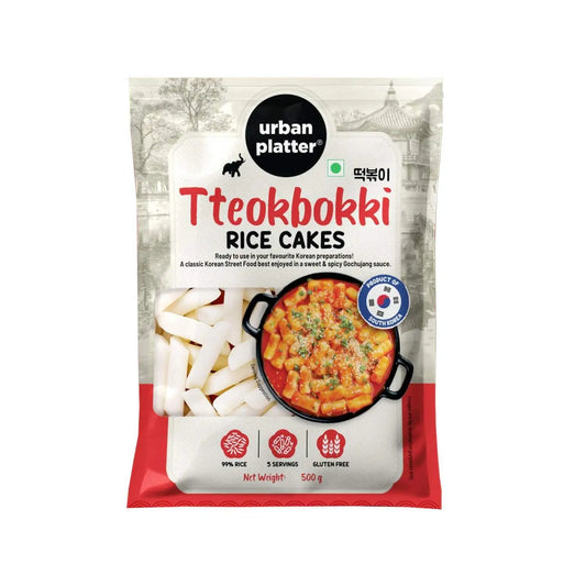 Urban Platter Classic Korean Tteokbokki Rice Cakes 500