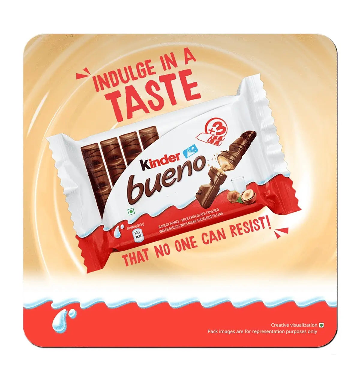 Kinder Bueno Crispy Cream Bar 129 g