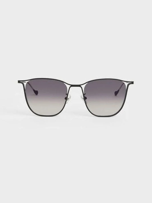 Charles & Keith Two-Tone Wire Frame Butterfly Sunglasses