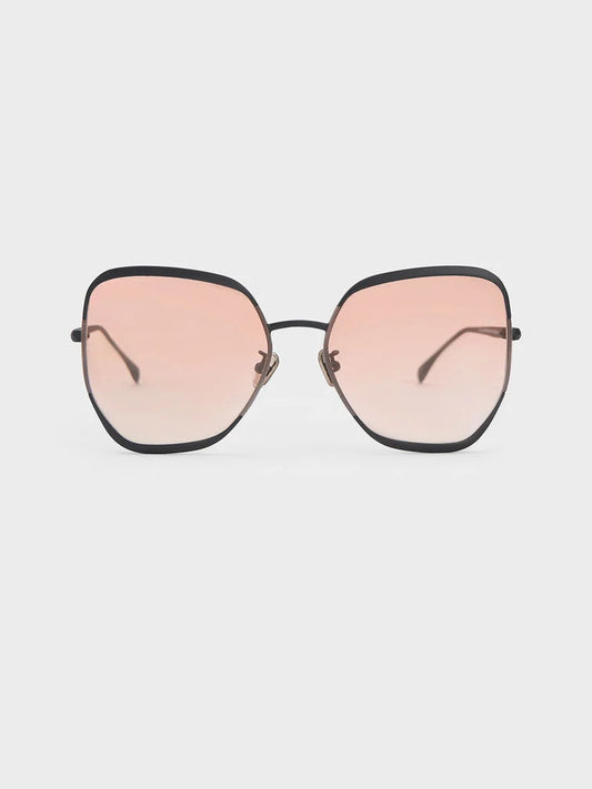 Charles & Keith Braided Temple Butterfly Sunglasses