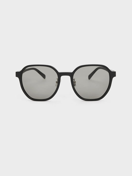 Charles & Keith Square Recycled Acetate Sunglasses