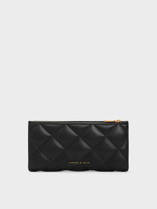 Charles & Keith Danika Quilted Long Wallet