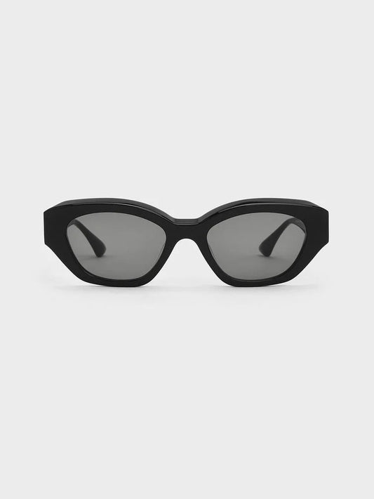 Charles & Keith Onyx Recycled Acetate Cat-Eye Sunglasses