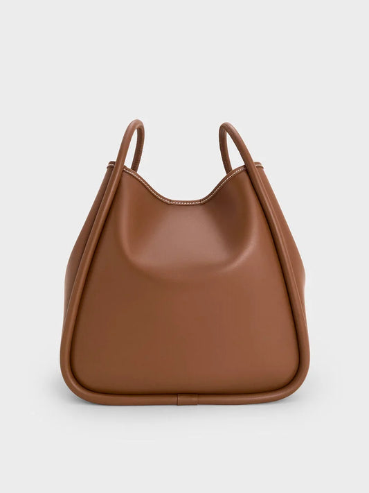 Charles & Keith Lyla Tubular Slouchy Tote Bag