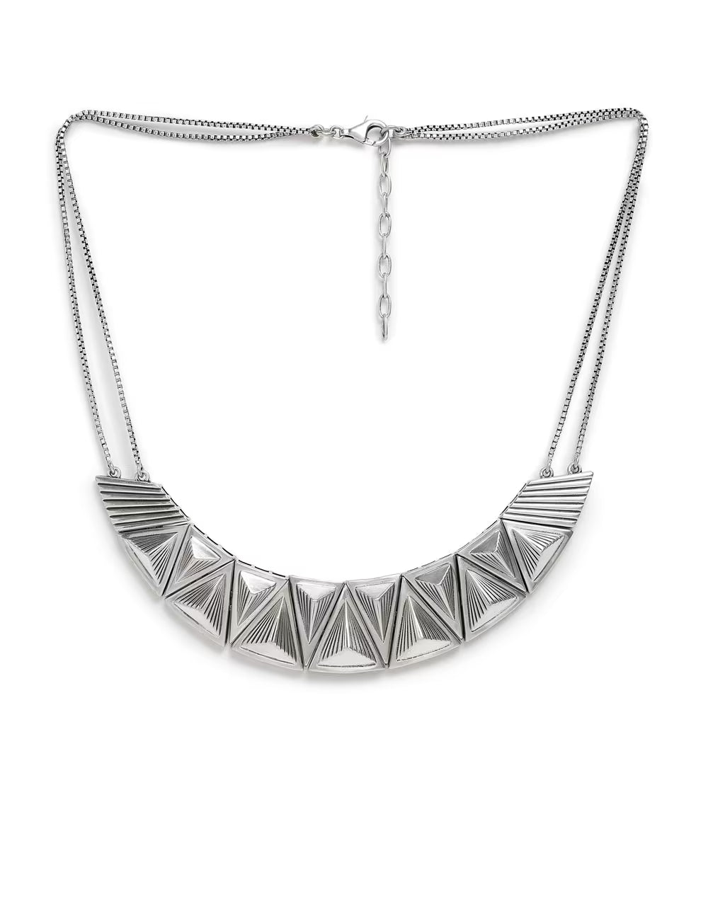 Silver Short Necklace