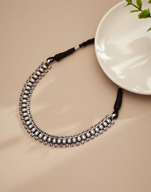 Silver Choker Necklace