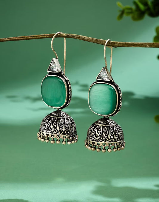Metal Jhumka Earrings