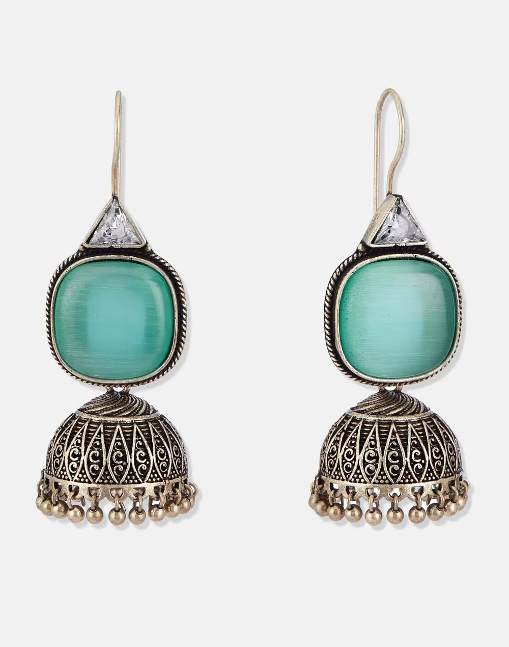 Metal Jhumka Earrings