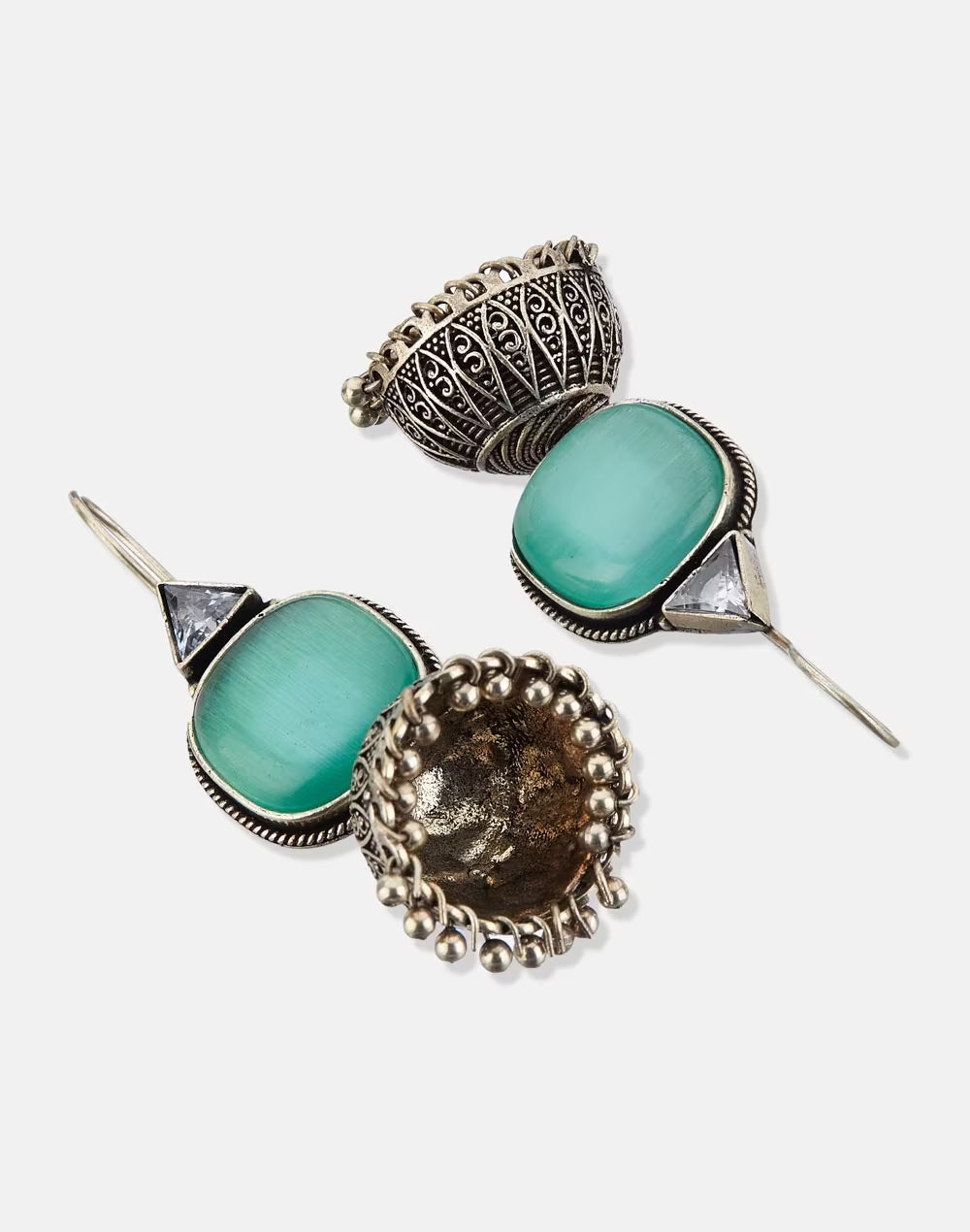 Metal Jhumka Earrings