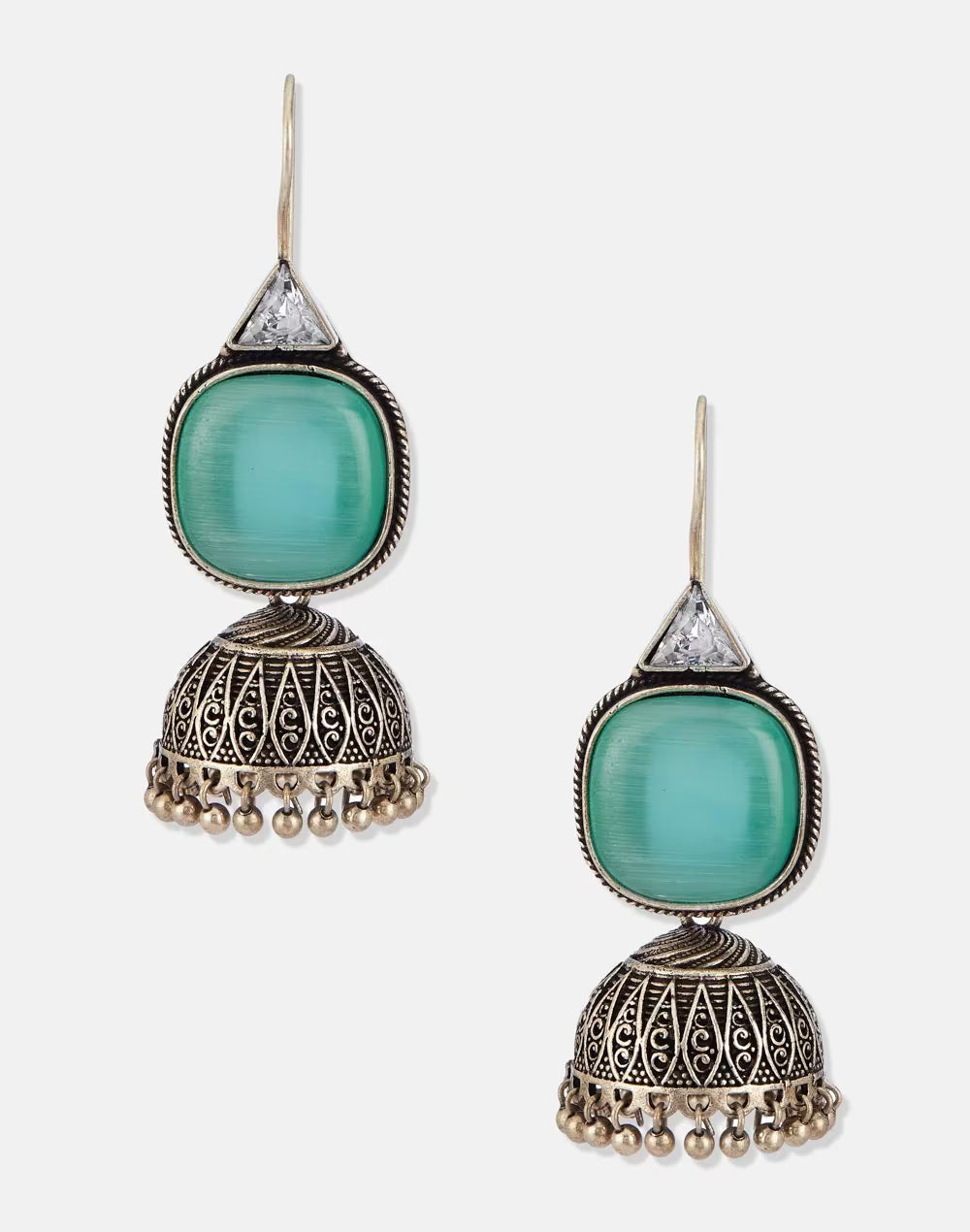 Metal Jhumka Earrings