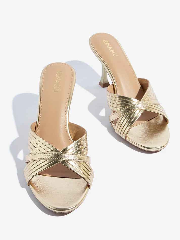 LUNA BLU White Stiletto Sandals