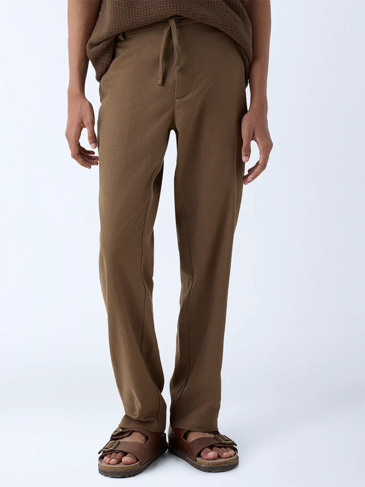 ETA Black Relaxed-Fit Mid-Rise Chinos