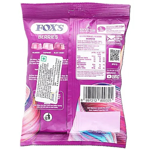 Nestle Fox's Crystal Clear Berries 90 g