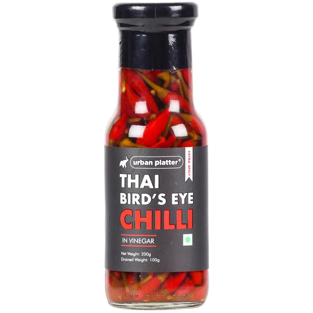 Urban Platter Extra Spicy Thai Bird's Eye Chilli in Vinegar 200 g