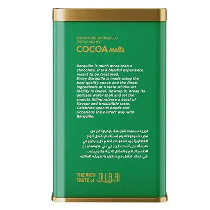 Barquillo Pistachio Coated Chocolate 200 g