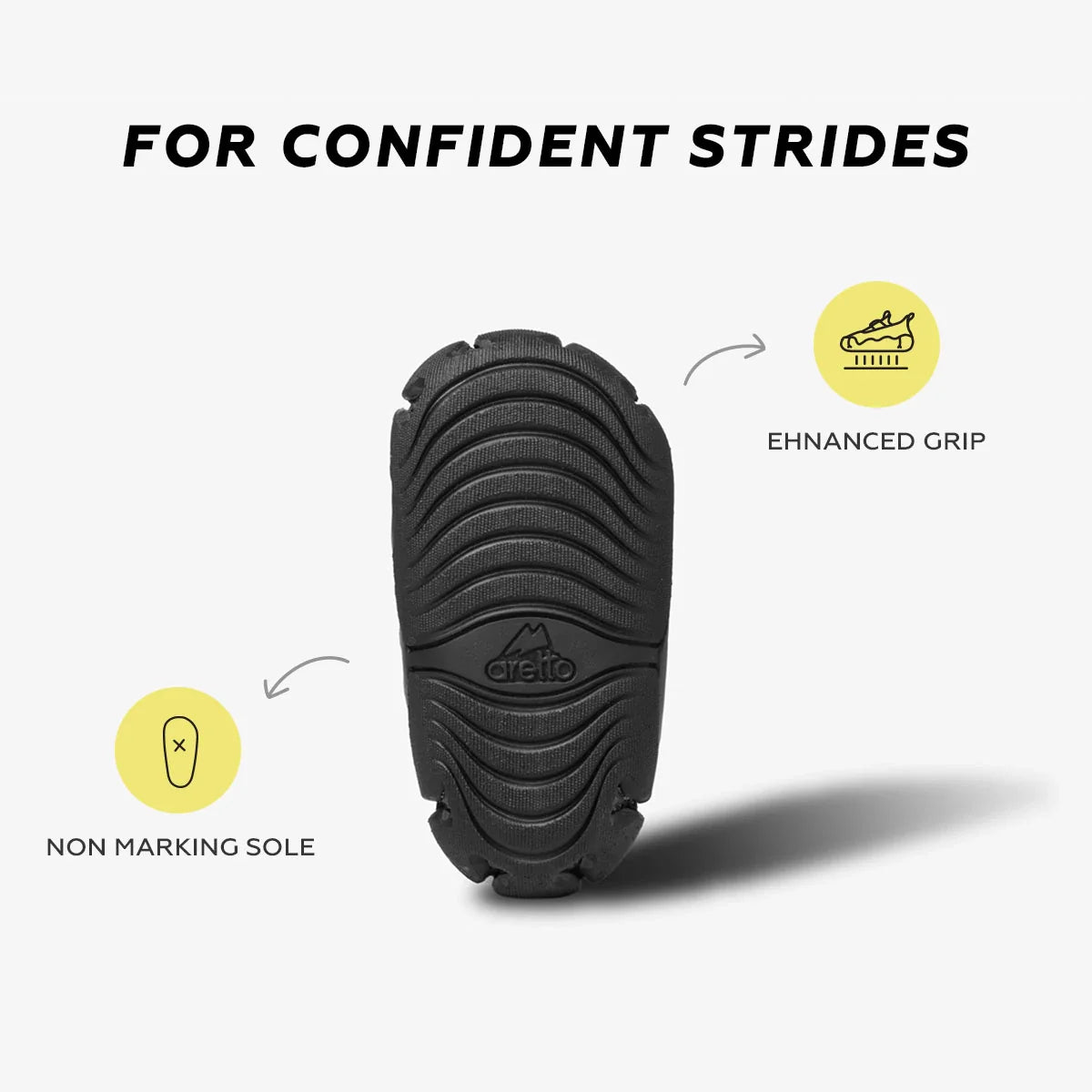 Aretto Leaps Kids Shoes S1 (EU 20 - 22) / All Black