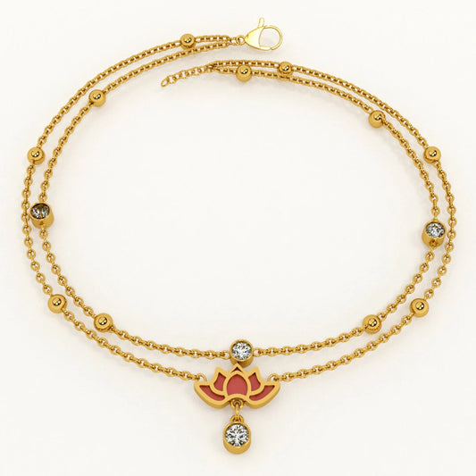 Water Lily Anklet